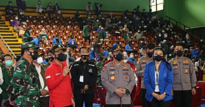 Mahasiswa Gelar Vaksinasi, Kapolri Optimis Herd Immunity Covid-19 Segera Terbentuk