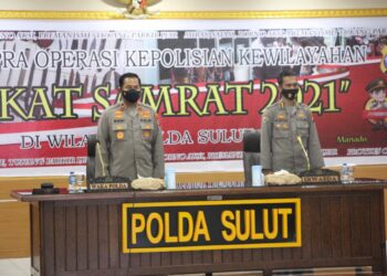 Wakapolda Sulut Buka Latpraops Pekat Samrat 2021
