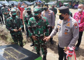 Kapolda dan Danrem Resmikan Lapangan Tembak Darmawangsa Kodim 1303/Bolmong
