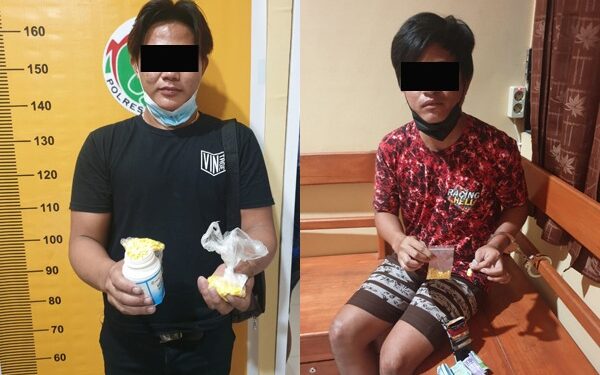 Polresta Manado Amankan 2 Tersangka Beserta 910 Butir Trihexyphenidyl