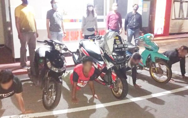 Lakukan Balap Liar di Ringroad, Empat Anak Muda Diamankan Timsus Waruga Polres Minut