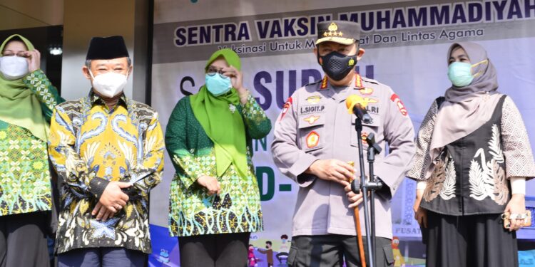 Gandeng Muhammadiyah, Kapolri: Sangat Membantu Percepatan Vaksinasi