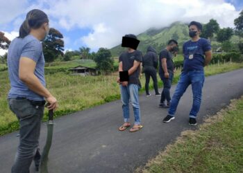 Gara-Gara Mabuk, Wil Aniaya Bily, Totosik Polres Tomohon Jemput Tersangka