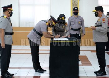 Kapolda Sulut Pimpin Sertijab Wakapolda, 2 Pejabat Utama Polda dan 4 Kapolres