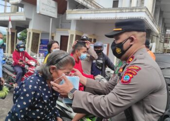 Polda Sulut dan Jajaran Terus Gencarkan Pencegahan Covid-19