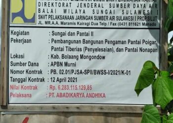 Diduga Asal Jadi, LaKi Minta Polda dan Kejati Selidiki Proyek Pengaman Pantai Tiberias – Nonapan 