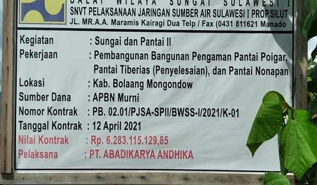 Diduga Asal Jadi, LaKi Minta Polda dan Kejati Selidiki Proyek Pengaman Pantai Tiberias – Nonapan 