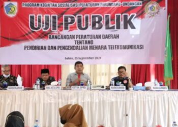 Hadirkan Pimpinan DPRD,  Bapemberda Kotamobagu Gelar Uji Publik Ranperda