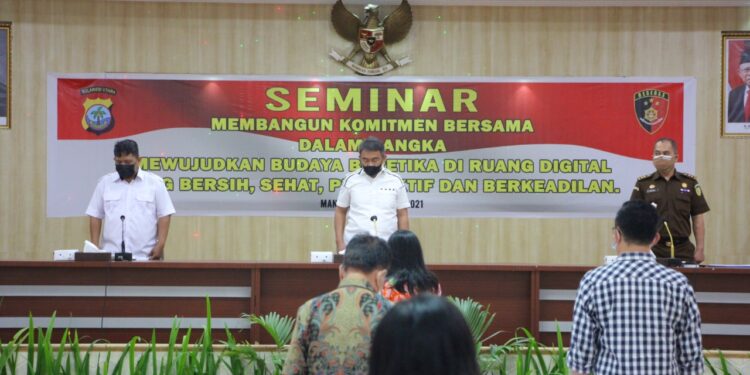 Polda Sulut Gelar Seminar Budaya Beretika di Ruang Digital