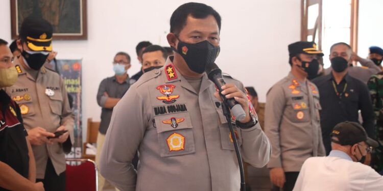 Di Langowan Kapolda Sulut Tegaskan Kunci Utama Penanganan Pandemi Ada 3