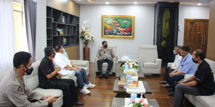 Tingkatkan Kemitraan, Kapolda Sulut Terima Kunjungan Pengurus PWI