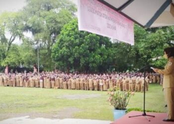 Tatong Tegaskan Perwako 60 Tahun 2020, Di Apel Perdana