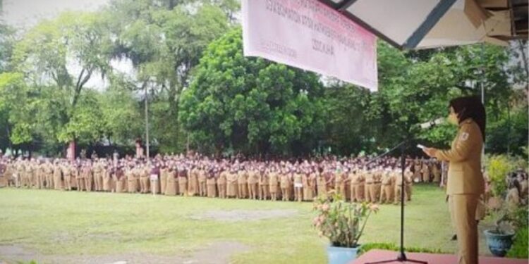 Tatong Tegaskan Perwako 60 Tahun 2020, Di Apel Perdana