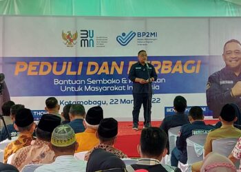 Gandeng BUMN dan Sejumlah UPT BP2MI, Brani Serahkan Paket Sembako Di Wilayah Ini