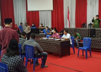 Terima Aksi Demo Cipayung Plus, DPRD Kotamobagu Gelar Hearing Diruang Paripurna
