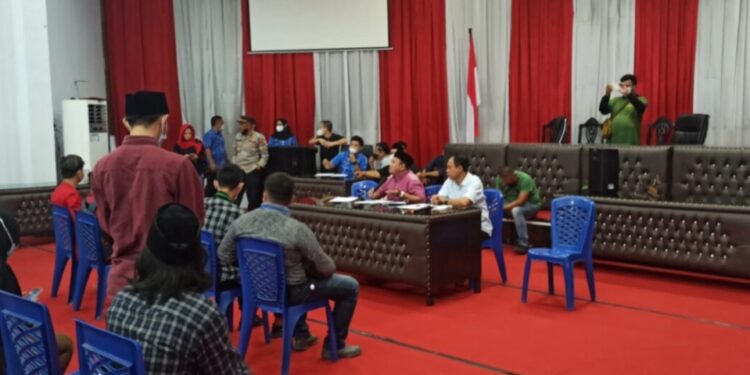 Terima Aksi Demo Cipayung Plus, DPRD Kotamobagu Gelar Hearing Diruang Paripurna