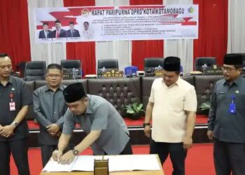 DPRD Kotamobagu Paripurnakan LKPJ Walikota dan Pembahasan 4 Ranperda