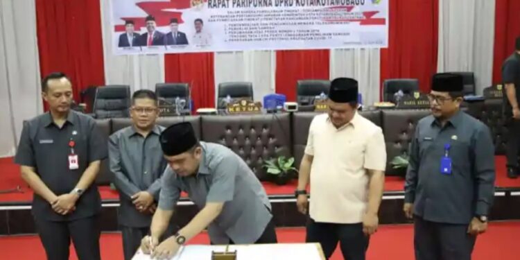 DPRD Kotamobagu Paripurnakan LKPJ Walikota dan Pembahasan 4 Ranperda