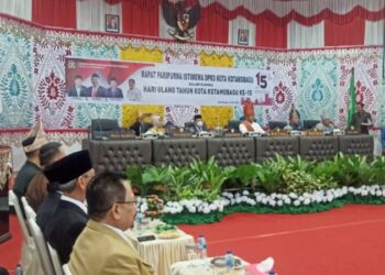 Di Paripurna Hut Ke-15 Kotamobagu, Meiddy Ingatkan Soal Peran Bersama