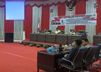 Paripurna Tahap I, DPRD Terima KUA-PPAS Perubahan 2022 Untuk Dibahas Ketahap Selanjutnya