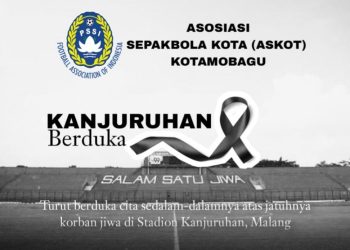 Prihatin Tragedi Kanjuruhan, Ketua ASKOT PSSI Kotamobagu Mekal Ucapkan Belasungkawa