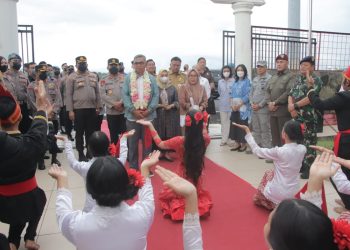 Perdana Tiba Di Manado, Kapolda Baru Disambut Gubernur Sulut dan Sejumlah Pejabat