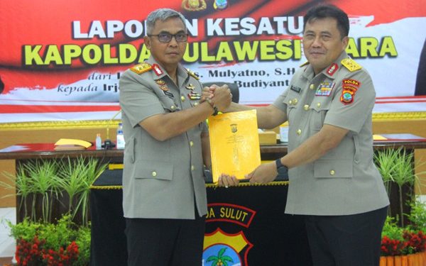 Usai Penyambutan Kapolda dan Serah Terima Pataka, Polda Sulut Gelar Laporan Kesatuan