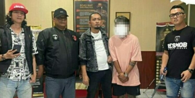 Bawa Pedang Samurai, Roy Diamankan Tim ROTR Polresta Manado