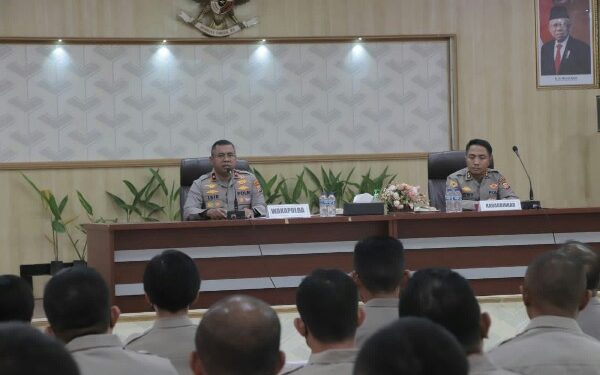 Arahan Wakapolda Sulut kepada Perwira Sespimmen 62, Sespimma 47 dan SIP 51