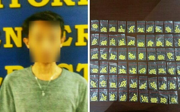 Diduga Akan Mengedarkan Obat Keras di Jalan Samrat, Pria ini Diamankan Polresta Manado