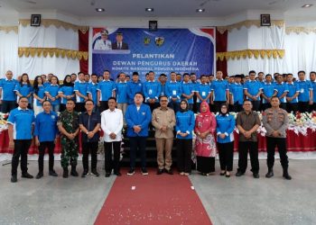 Hadiri Pelantikan DPD KNPI Bolmong,   Ketua Welty Berikan Support Kepemimpinan Feramitha Mokodompit