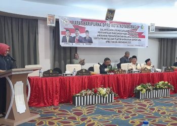 Lakukan Paripurna KUA-PPAS Bersama DPRD, Walikota Sampaikan Proyeksi Pendapatan