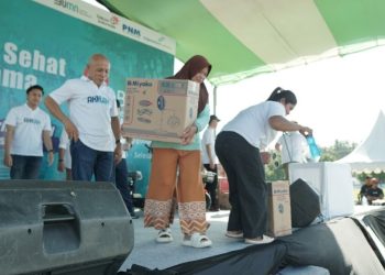 Partisipasi Masyarakat Boltim, Meriahkan HUT ke-25 BUMN Di Tutuyan