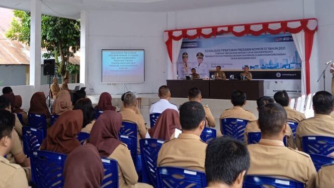 Buka Sosialisasi, Sekkot Mokoginta Tekankan Pentingnya Pemahaman Perpres No 12