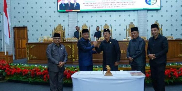 Sepakati Lima Ranperda Tahun 2023, DPRD Terima Apresiasi dan Ucapan Terimakasi Dari Bupati Depri