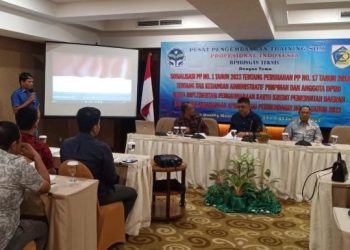 Ketua Anggota DPRD Kotamobagu Ikuti Bimtek Permendagri Nomor 133 Tahun 2017, Di Manado