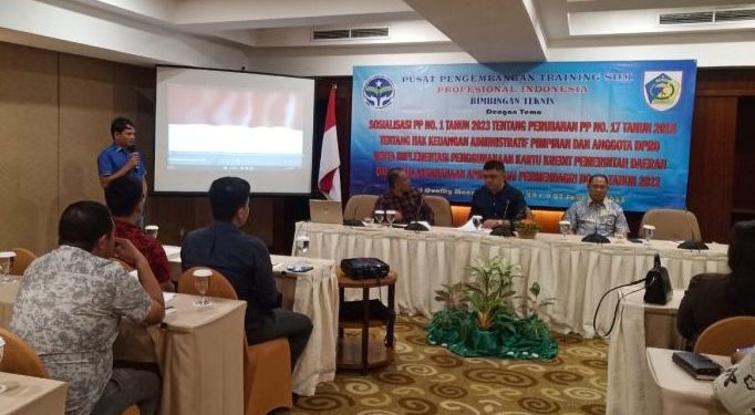 Ketua Anggota DPRD Kotamobagu Ikuti Bimtek Permendagri Nomor 133 Tahun 2017, Di Manado