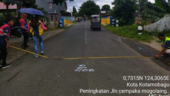Dinas PUPR Kotamobagu Siapkan Peningkatan Berkala Jalan Amal Mogolaing