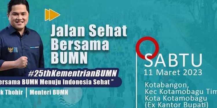Mulai Pagi Besok, Kotamobagu-Boltim Jadi Pusat Kegiatan HUT BUMN ke-25