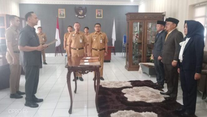 Penyegaran dan Peningkatan Kinerja, Sekkot Lantik Tiga Nama Pejabat Eselon III