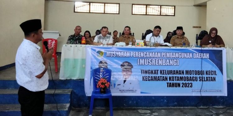 Hadiri Musrenbang Di Motoboi Kecil, Ketua DPRD : Tak Ada Program Yang Di Abaikan