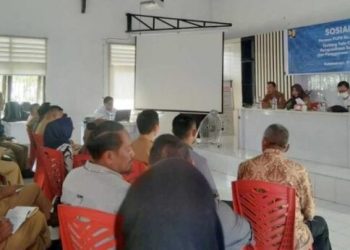 Wakili Tatong Bara, Asisten II Pemkot Kotamobagu Buka Sosialisasi Balai Sungai Sulut