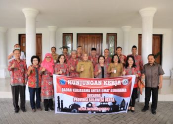 Terima Kunjungan BKSAUA Sulut, Walikota Sambut Agenda Rohani Bulan Mei Mendatang