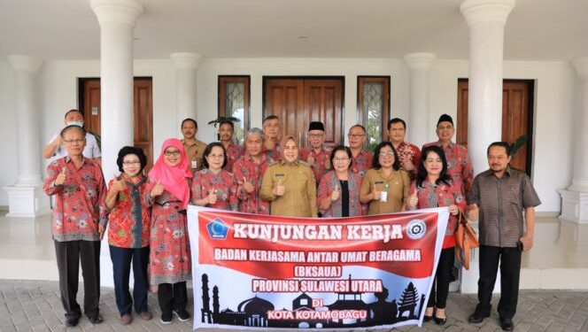 Terima Kunjungan BKSAUA Sulut, Walikota Sambut Agenda Rohani Bulan Mei Mendatang