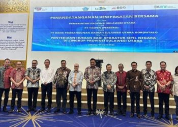 Bupati Bolsel Hadiri Penandatanganan Kesepakatan Penyediaan Hunian Bagi ASN