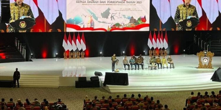 Walikota Tatong Bara Hadiri Rakornas Kepala Daerah dan Forkopimda se Indonesia