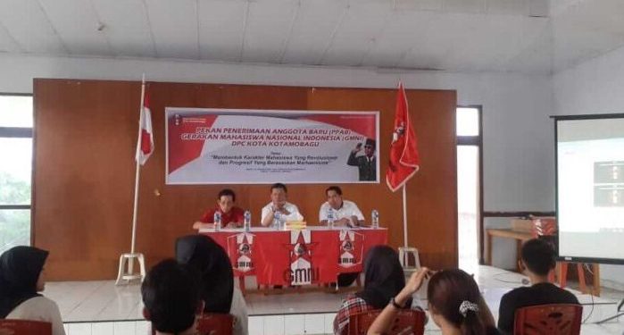 Buka Acara PPAB GMNI Kotamobagu, Ini Kata Wawali Nayodo untuk Kader