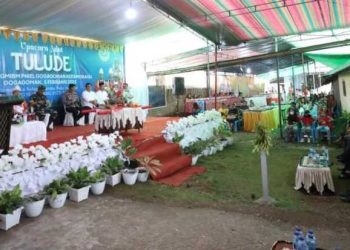 Hadiri Upacara Adat Tulude di GMIBM Pniel Gogagoman, Walikota Beber Rahasia Keberhasilan Pemkot Kotamobagu