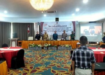 Siap Sukseskan Pemilu, Tatong Bara Hadiri So Sosialisasi PKPU Nomor 6