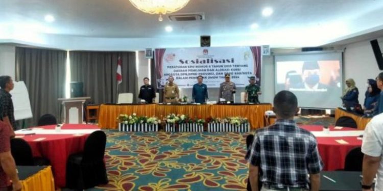 Siap Sukseskan Pemilu, Tatong Bara Hadiri So Sosialisasi PKPU Nomor 6